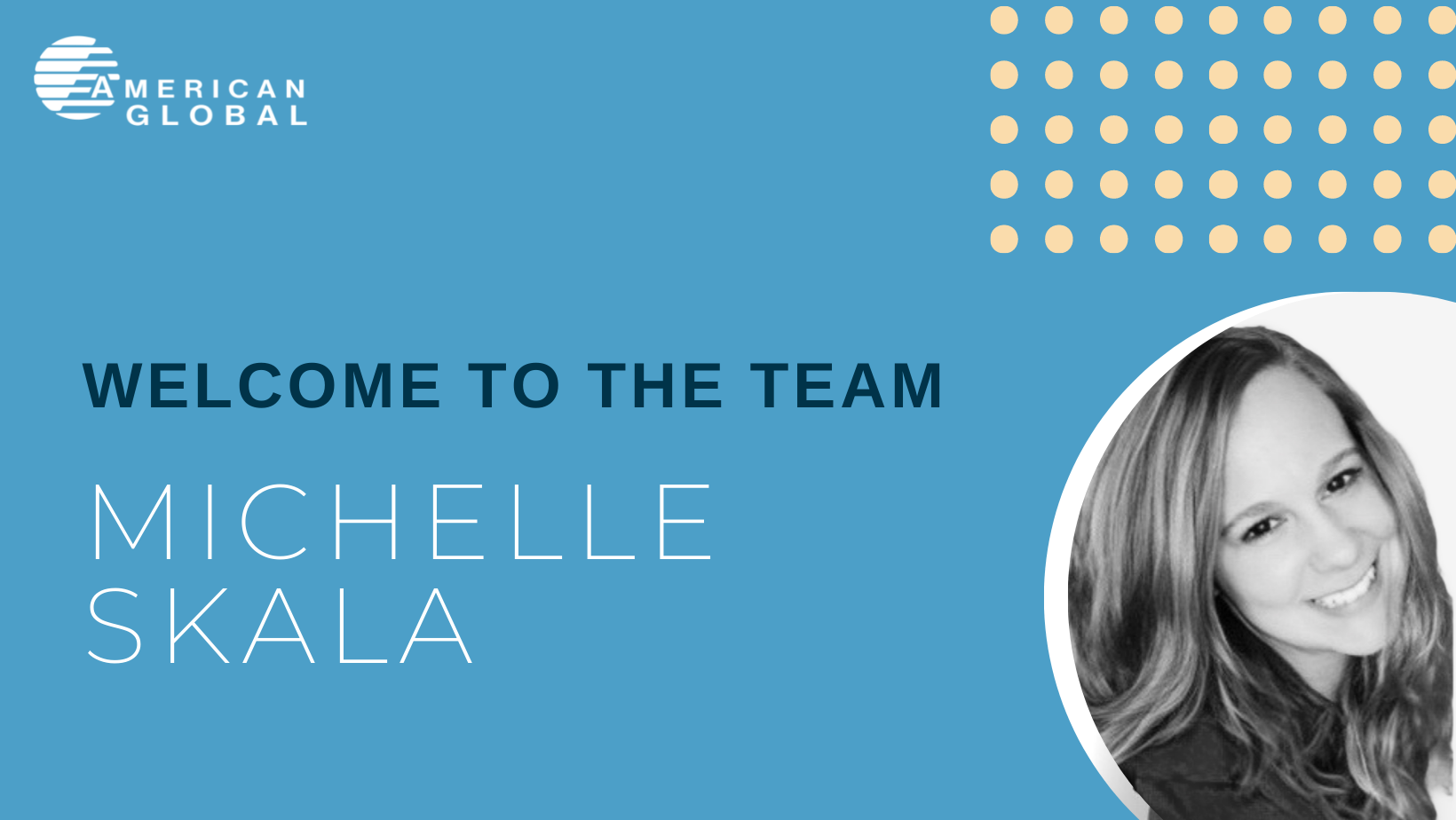 welcome to the team message with Michelle Skala’s image
