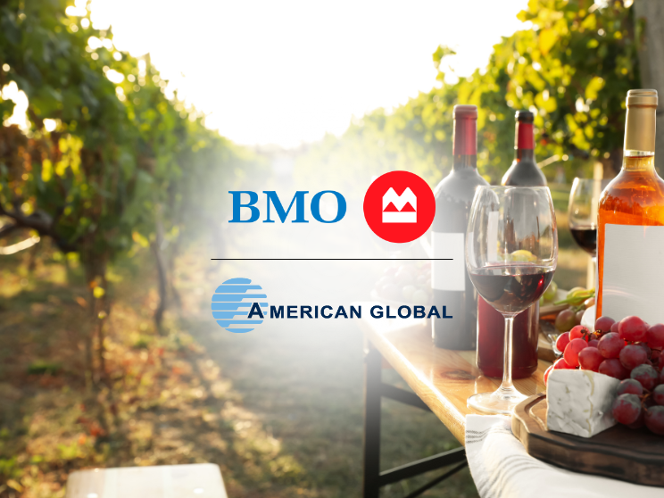 BMO American Global wine and cheese tasting.