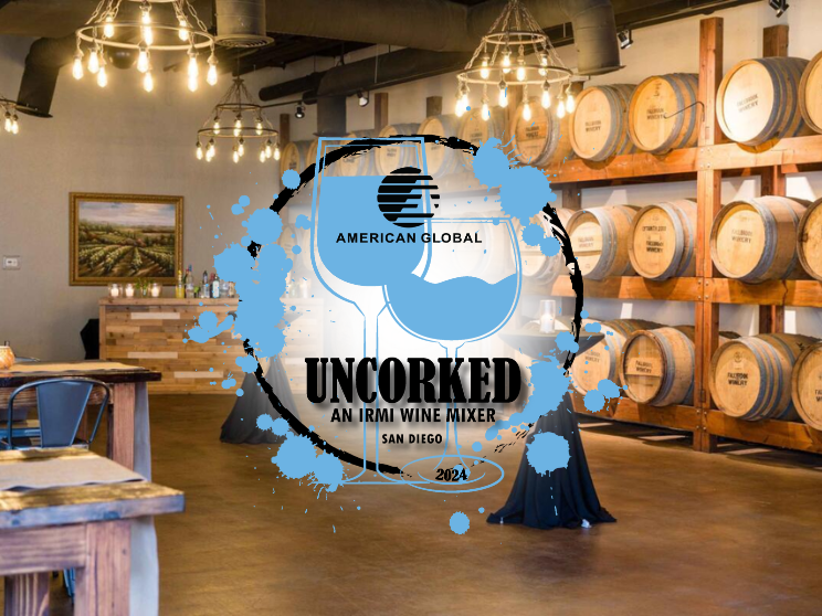 Uncorked: An IRMI wine mixer in San Diego.