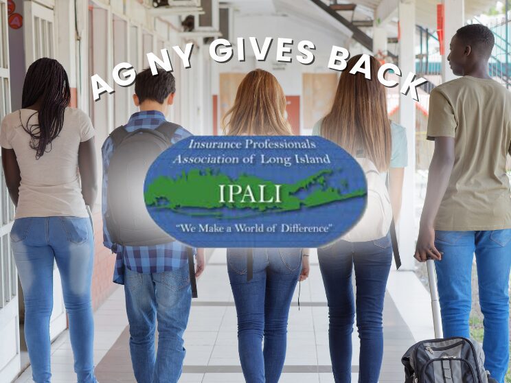 Students walking with the IPALI logo.