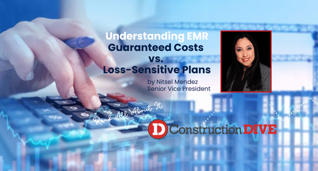 Calculator and construction theme with text overlay.