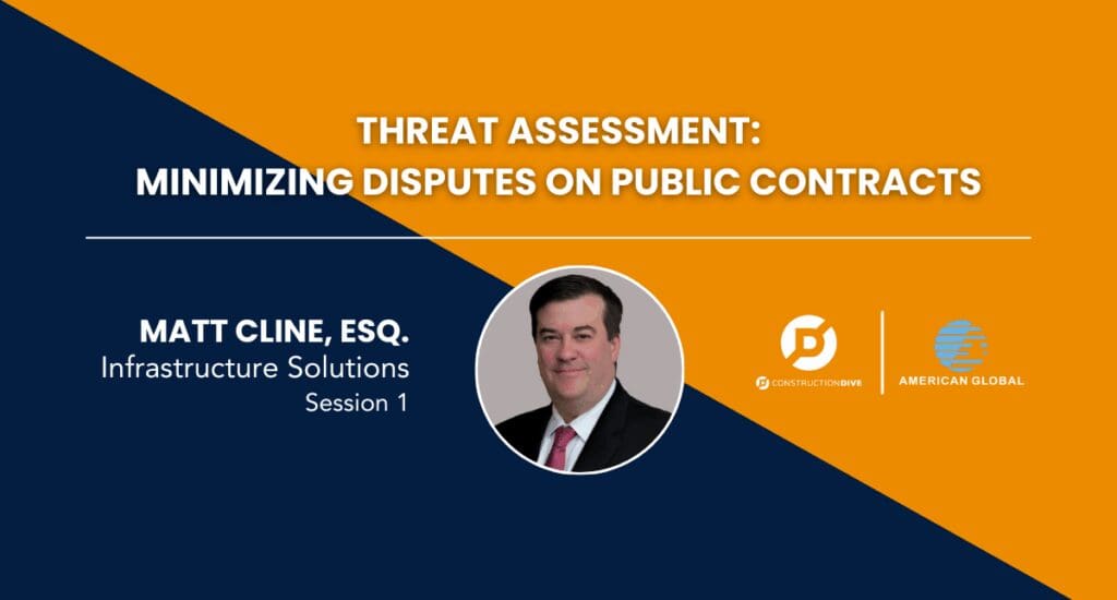 Minimizing disputes on public contracts presentation.