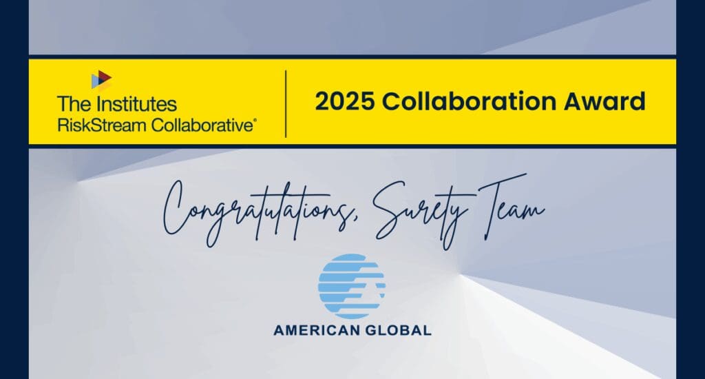 2025 Collaboration Award for Surety Team.