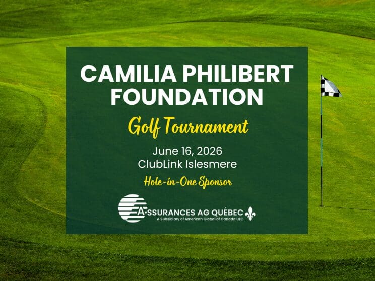Camilia Philibert Foundation Golf Tournament poster.