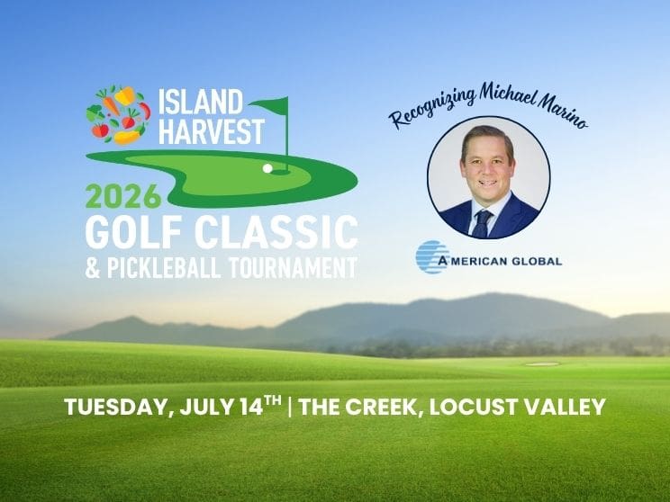 Island Harvest 2026 Golf Classic event poster.