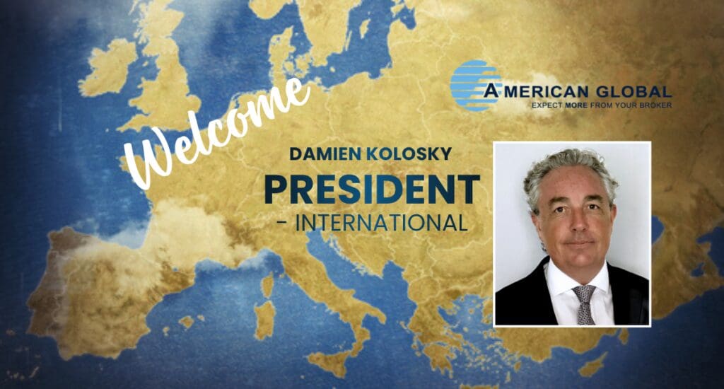 Welcome announcement for new company president.