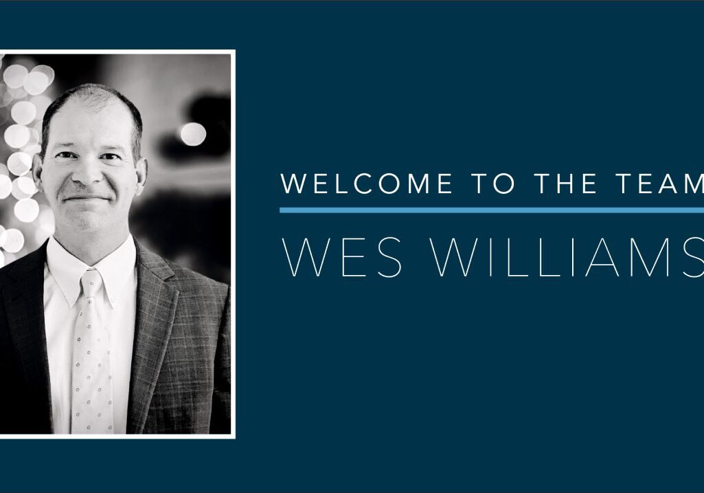 Wes Williams, welcome to the team.