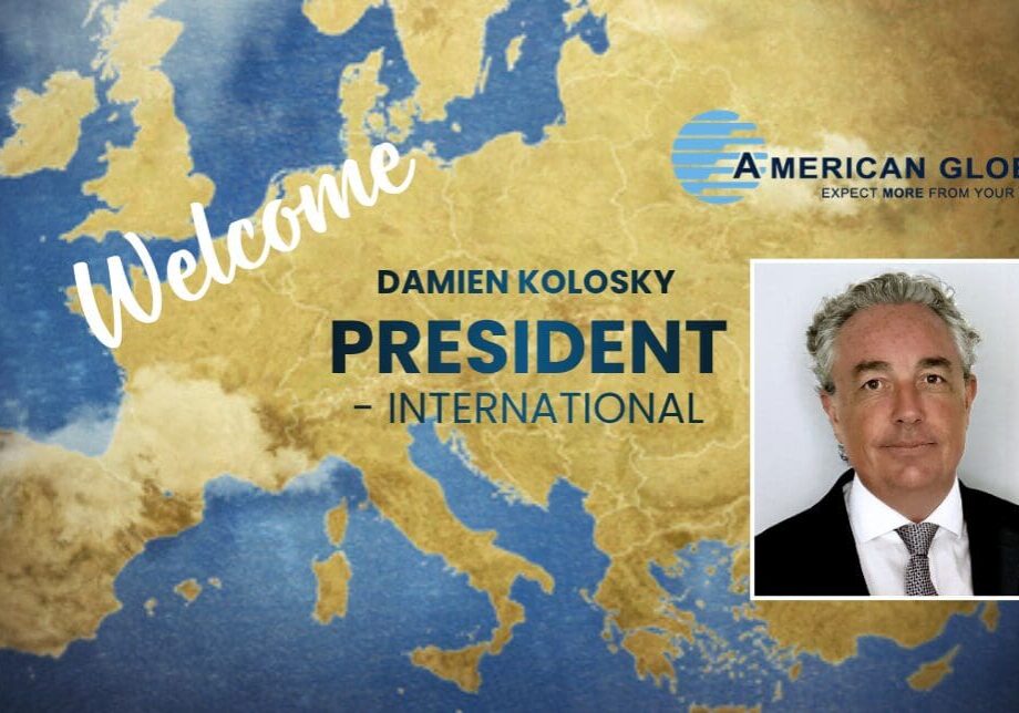 Welcome announcement for new company president.